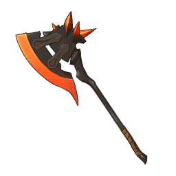 Crimson Flame Axe