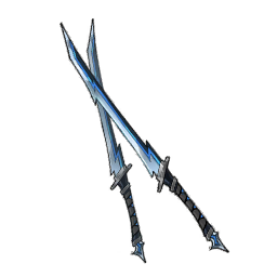 Black Flame Wings Dual Swords