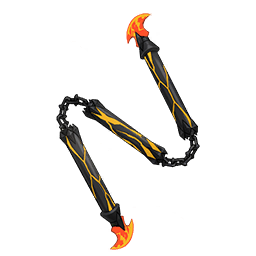 Crimson Flame Nunchaku