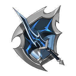 Black Flame Wings Sword and Shield