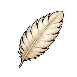 Rough Giant Bird Feather