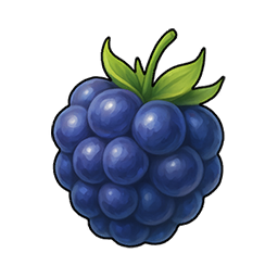 Jet-black Blackberry