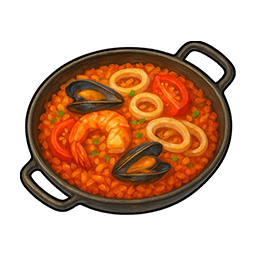 Tomato Seafood Paella